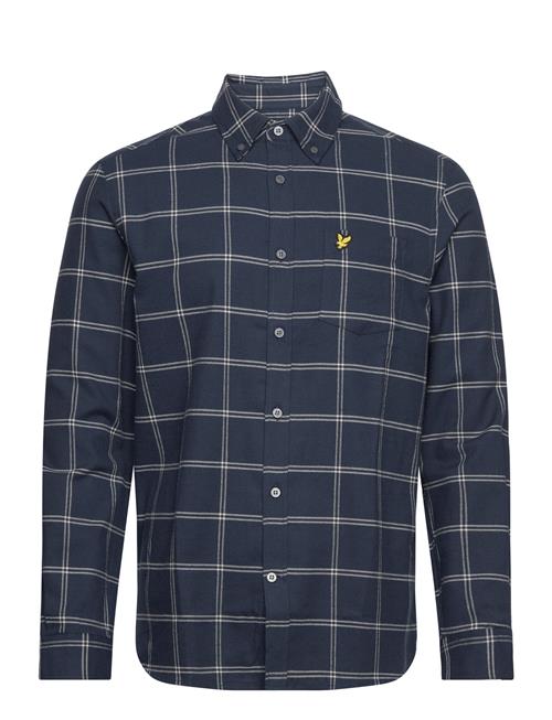 Lyle & Scott Windowpane Shirt Lyle & Scott Navy