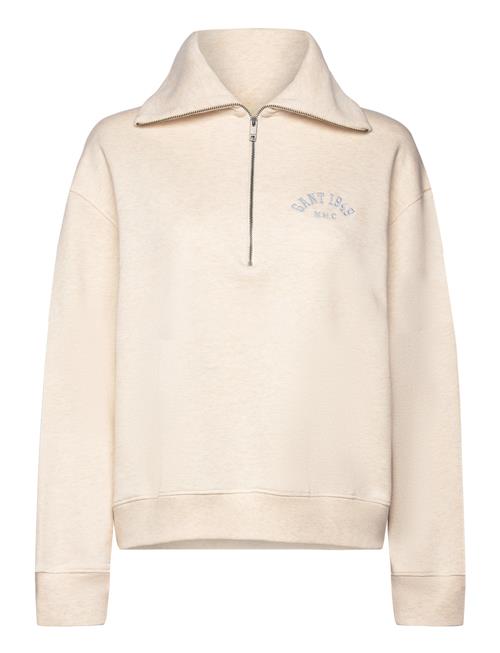 GANT Arch Half Zip Sweat GANT Cream