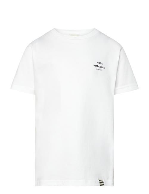 Printed Tee Thorlino Tee Mads Nørgaard White