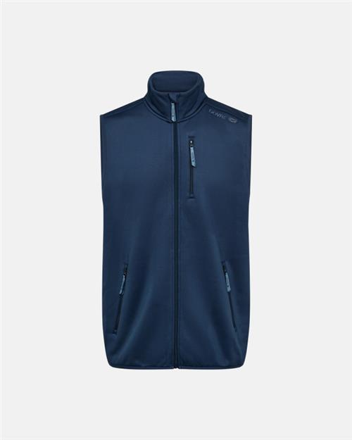 Fleece vest | Polyester | Blå