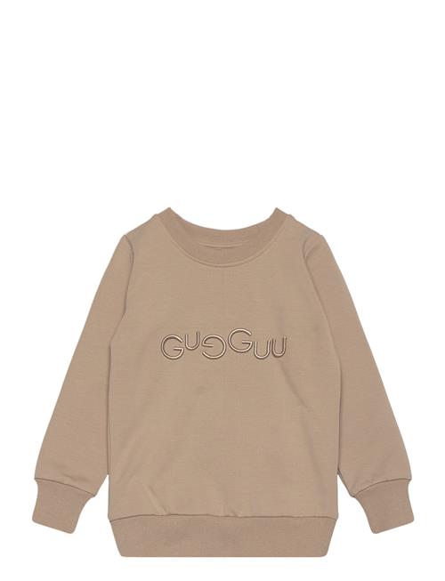 Gugguu Logo Sweatshirt Gugguu Beige