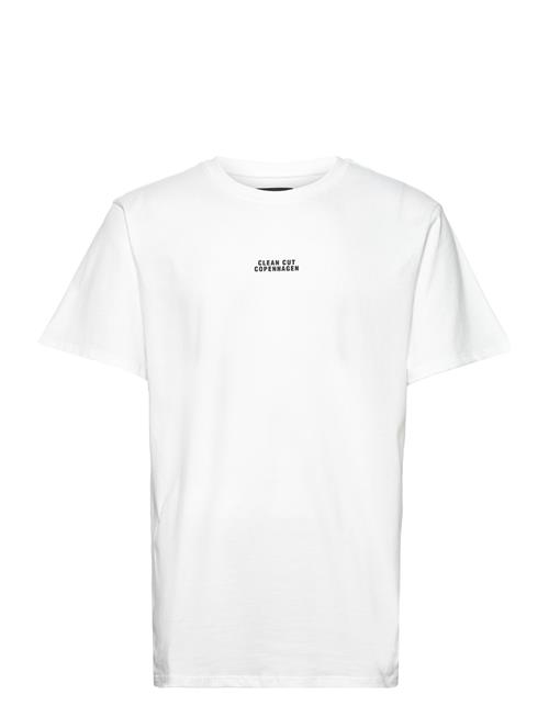 Cohen Brushed Tee Ss Clean Cut Copenhagen White