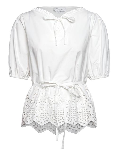 Rosemunde Cotton Blouse W/ Embroidery Rosemunde White