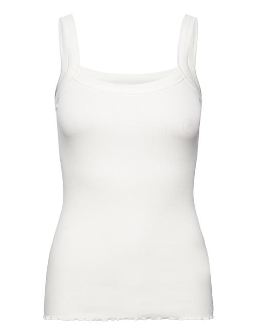 Rosemunde Organic Cotton Strap Top Rosemunde White