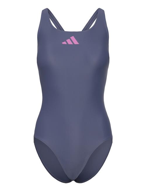 Adidas 3 Bars Swimsuit Adidas Performance Navy