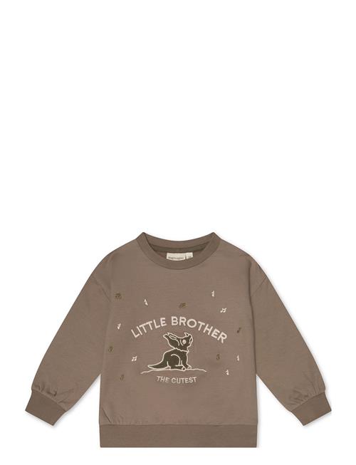 Finley Little Brother Sweatshirt That's Mine Brown