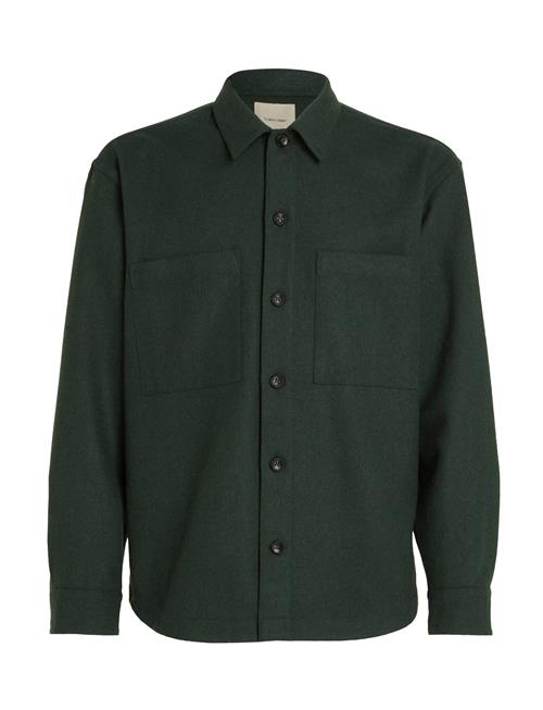 Calvin Klein Wool Blend Overshirt Calvin Klein Green