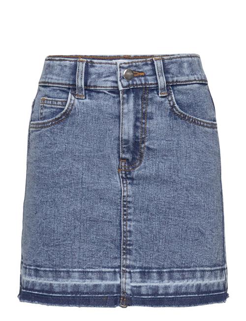 Vmhailey Short Fold Down Dnm Skirt Girl Vero Moda Girl Blue