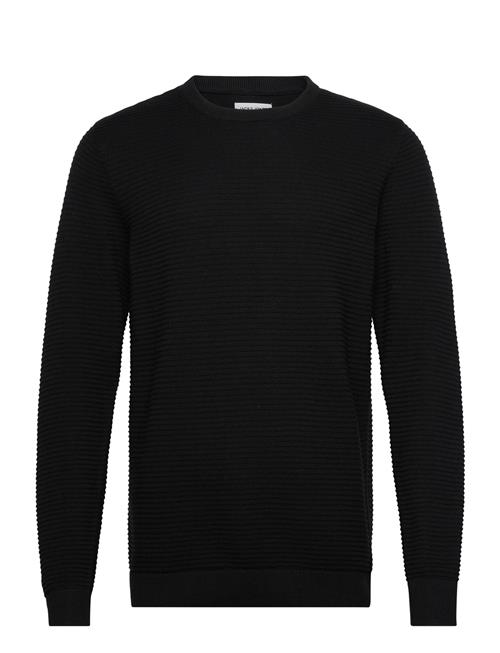 Jack & Jones Jjotto Knit Crew Neck Ln Jack & J S Black