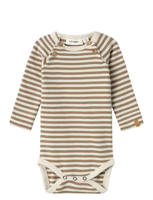 Lil'Atelier Nbmgeo Aso Ls Slim Body Lil Lil'Atelier Beige