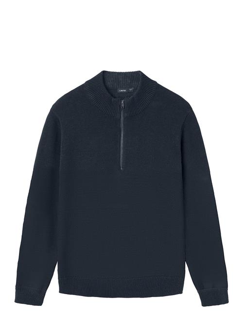 Nlmnurjos Ls Half Zip Knit LMTD Navy