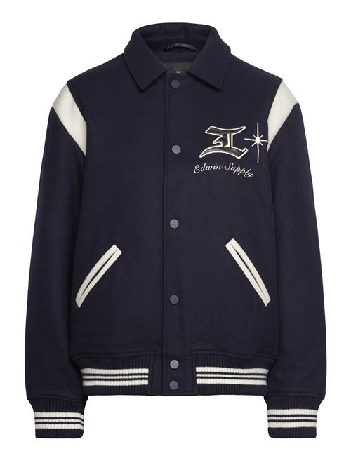 Edwin Campus Jacket-Sky Captain Edwin Black