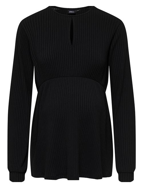 Olmmalaya L/S O-Neck Top Jrs Only Maternity Black