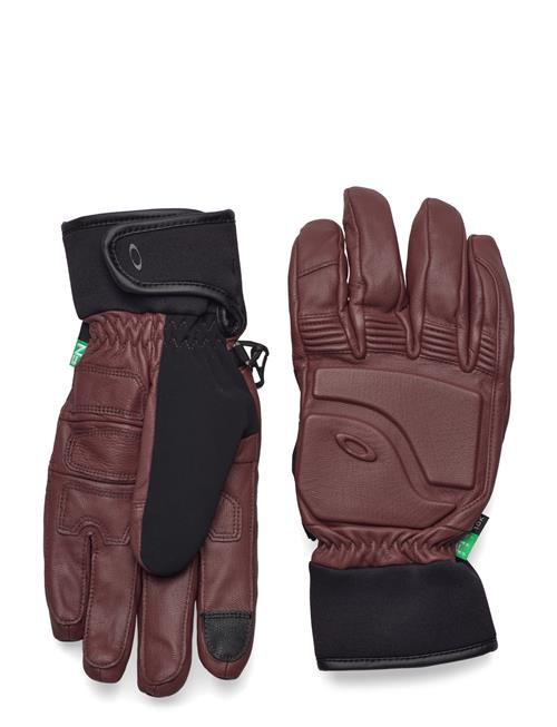 OAKLEY Peak Leather Gloves OAKLEY Burgundy