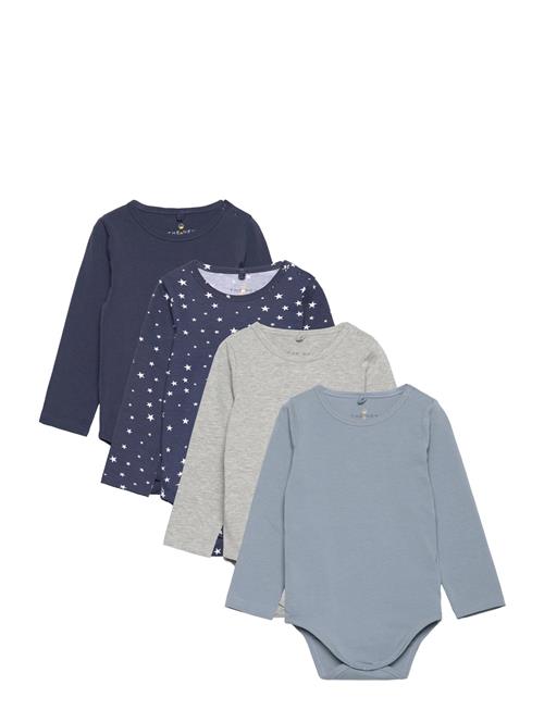 The New Tnsbbaby Boys Basic L_S Body Multi Pack The New Navy