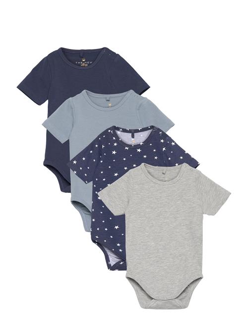 The New Tnsbbaby Boys Basic S_S Body Multi Pack The New Patterned