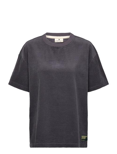 Akvillads Corduroy S/S Tee Anerkjendt Navy