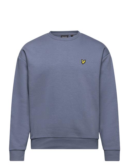 Lyle & Scott Over D Crew Neck Sweatshirt Lyle & Scott Blue