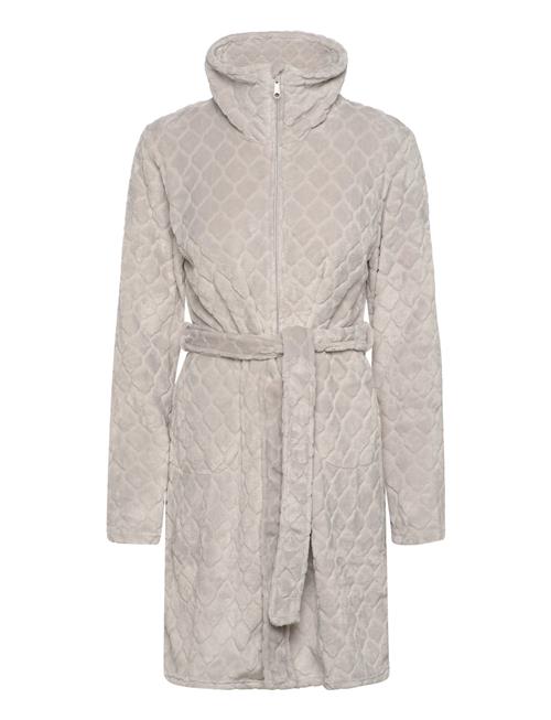 Hunkemöller Fleece Zip Bathrobe Hunkemöller Grey