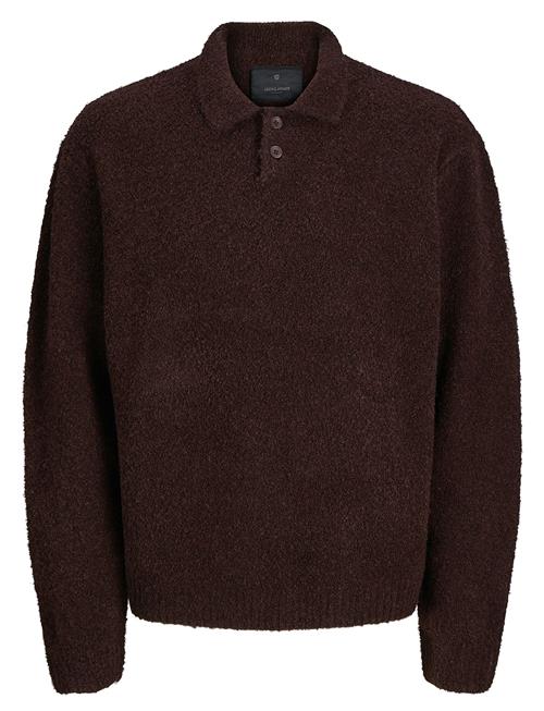 Jack & Jones Jprwinter Knit Boucle Polo Styd Aw24 Jack & J S Brown