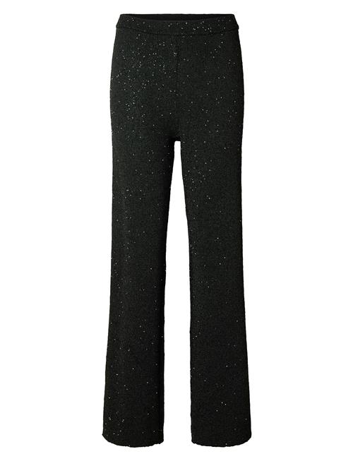 Selected Femme Slfjosie Hw Knit Pant Selected Femme Black