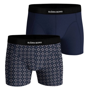 Björn Borg Bjorn Borg Premium Cotton Stretch Boxer Brief 2P Flerfarvet-2 bomuld Large Herre