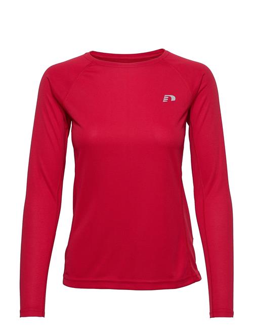 Women Core Running T-Shirt L/S Newline Red