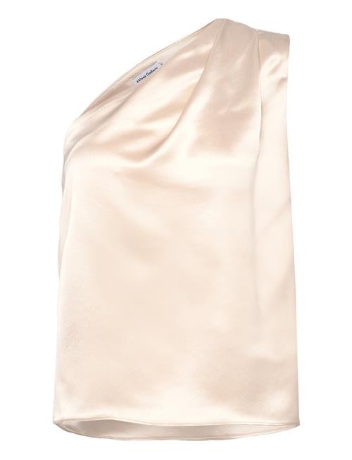 Se Ahlvar Gallery Elle Satin Tank Ahlvar Gallery Beige ved Booztlet