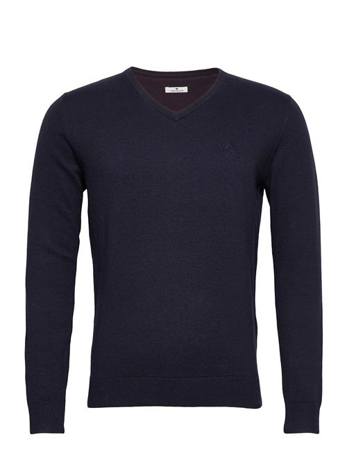 Tom Tailor Basic V Neck Sweater Tom Tailor Navy