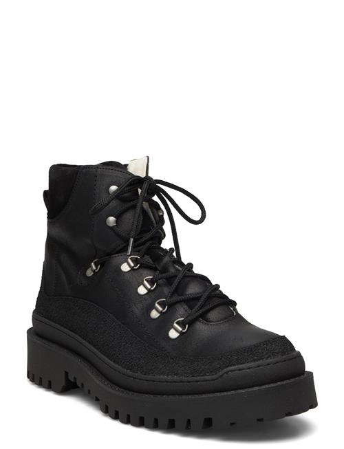 Boots - Flat - With Laces ANGULUS Black