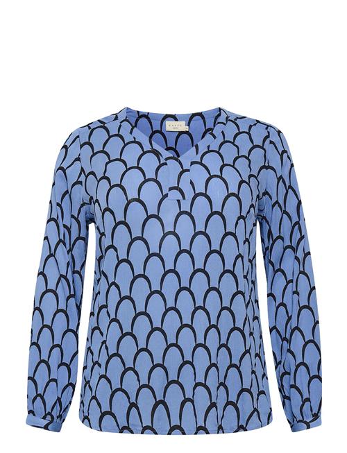 Kaffe Curve Kckerry Ami Blouse Kaffe Curve Blue