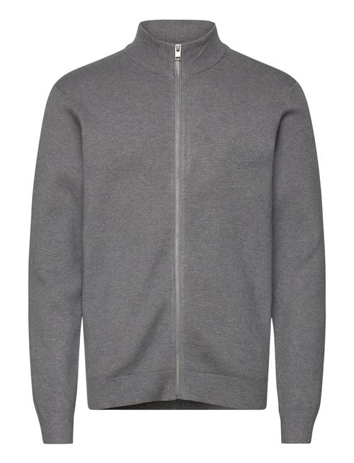 Lindbergh Ecovero Zip Cardigan Lindbergh Grey