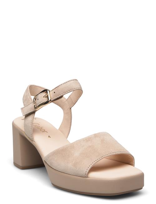 Gabor Platform Sandal Gabor Beige