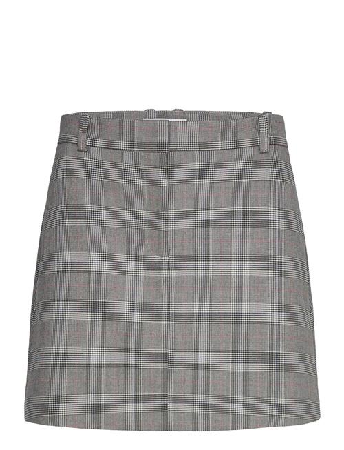 Pow Check Short Skirt Tommy Hilfiger Grey