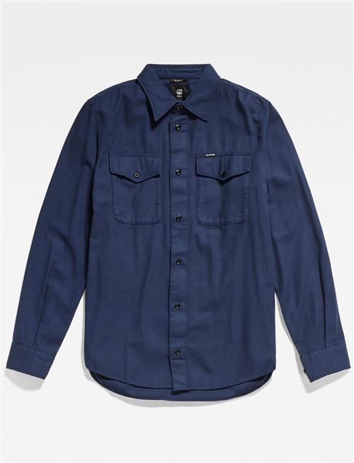 G-Star RAW Marine Slim Shirt L\S G-Star RAW Navy