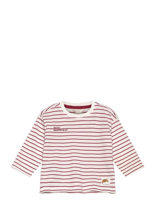 Printed Long Sleeve T-Shirt Mango Red