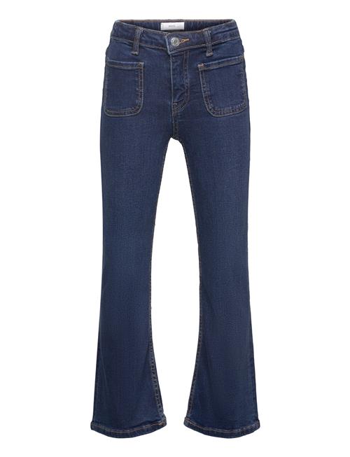 Mango Flared Jeans With Pocket Mango Blue