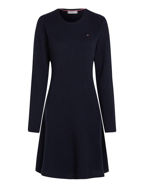 Tommy Hilfiger Soft Wool Flared C-Nk Swt Dress Tommy Hilfiger Navy