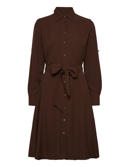 Lauren Ralph Lauren Fit-And-Flare Shirtdress Lauren Ralph Lauren Brown