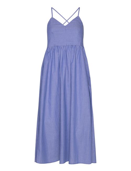 Minus Adaline Midi Striped Strap Dress Minus Blue