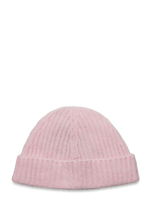 Monki Ribbed Beanie Monki Pink