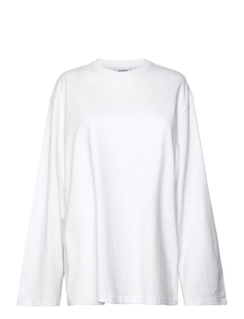 Weekday Over D Long Sleeve T-Shirt Weekday White