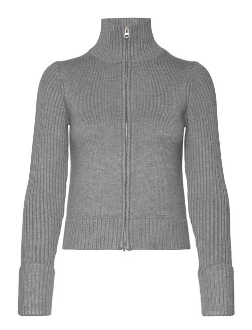 Weekday Zip Cardigan Weekday Grey