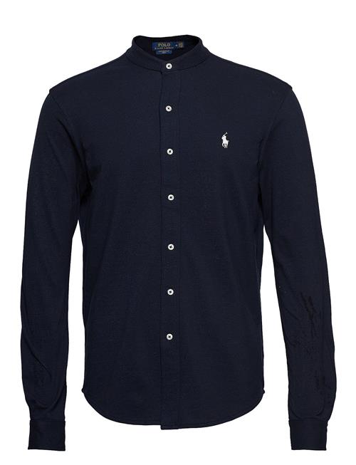 Featherweight Mesh-Ls Fb Mandarin C Polo Ralph Lauren Navy