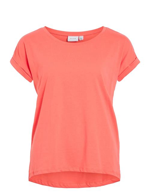 Vidreamers New Pure T-Shirt-Noos Vila Orange