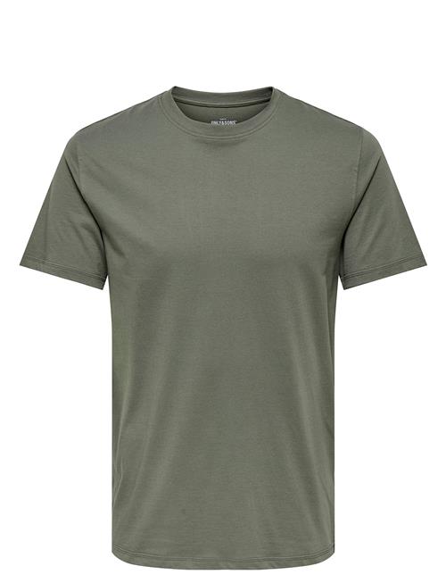 ONLY & SONS Onsmax Life Ss Stitch Tee Noos ONLY & SONS Green