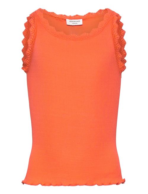 Rkbeatha Sl Top W/ Lace Rosemunde Kids Orange