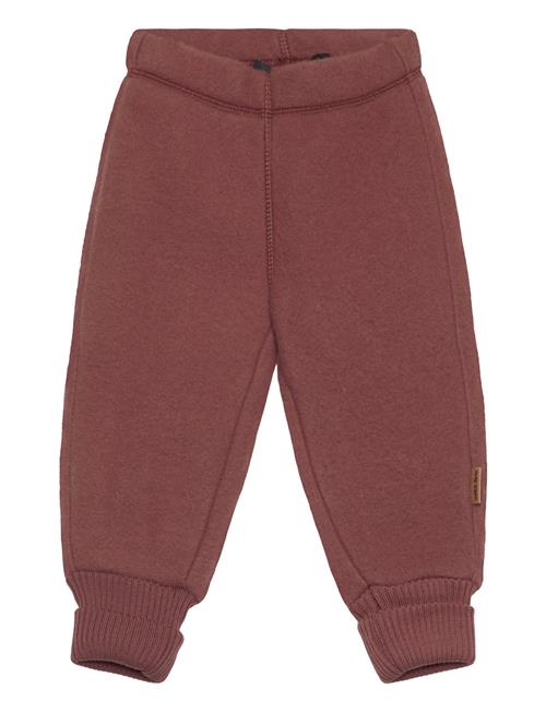 Wool Pants Mikk-line Burgundy