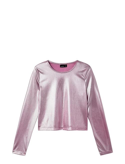 LMTD Nlfnirror Ls Crop Top LMTD Pink