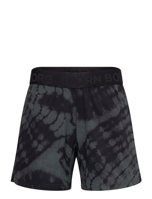 Se Björn Borg Ace Tie Dye Short Shorts Björn Borg Black ved Booztlet